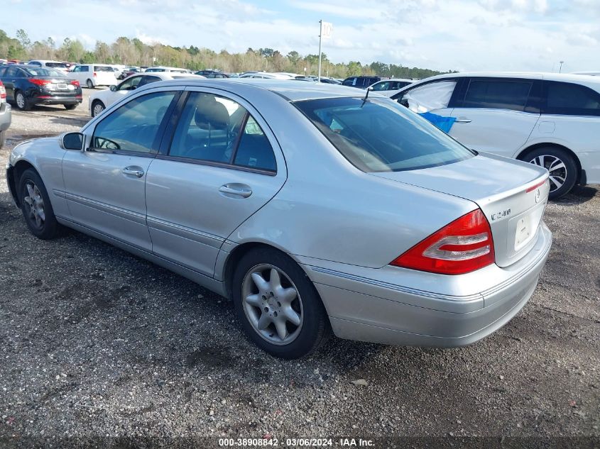 2001 Mercedes-Benz C 240 VIN: WDBRF61J21F090703 Lot: 39143746