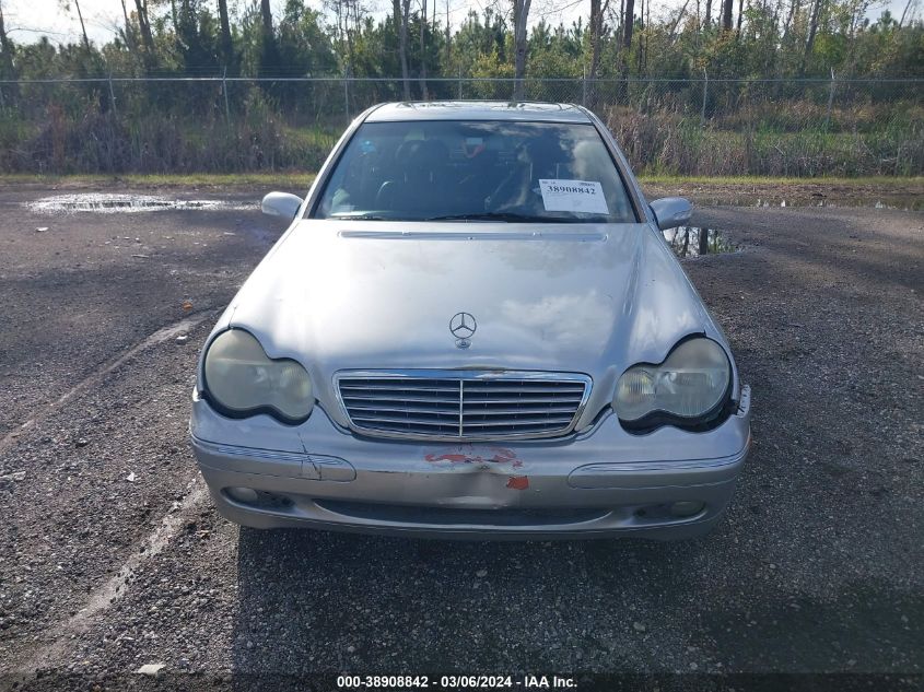 2001 Mercedes-Benz C 240 VIN: WDBRF61J21F090703 Lot: 39143746