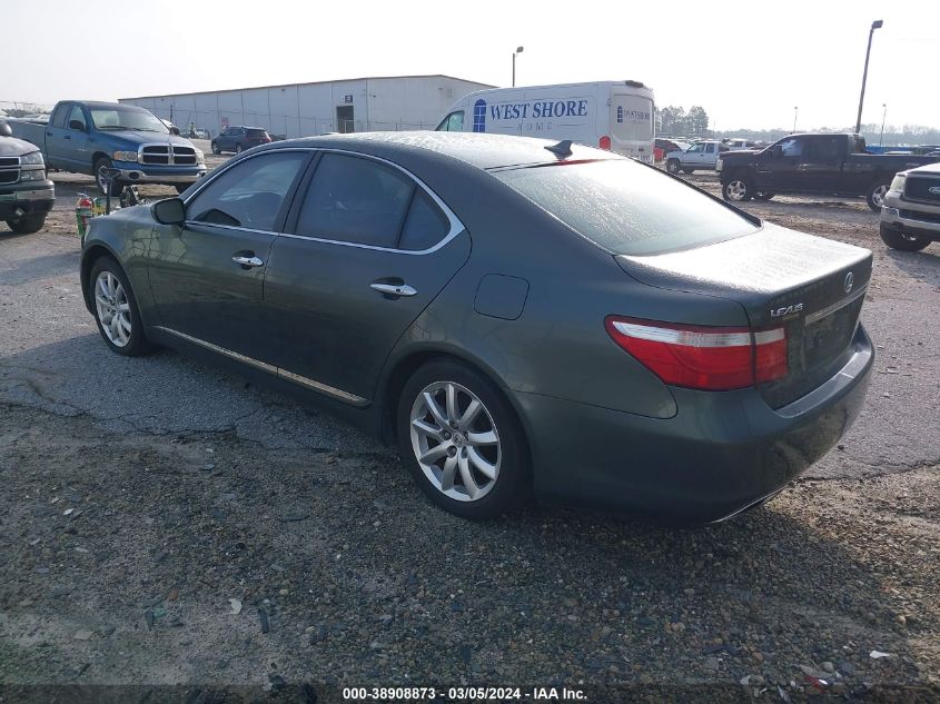 2007 Lexus Ls 460 VIN: JTHBL46F575004155 Lot: 38908873