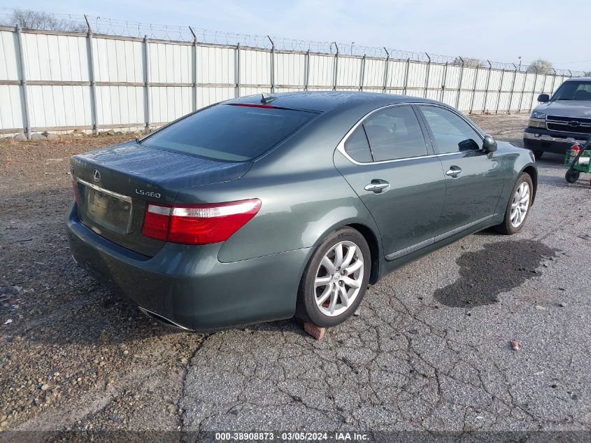 2007 Lexus Ls 460 VIN: JTHBL46F575004155 Lot: 38908873