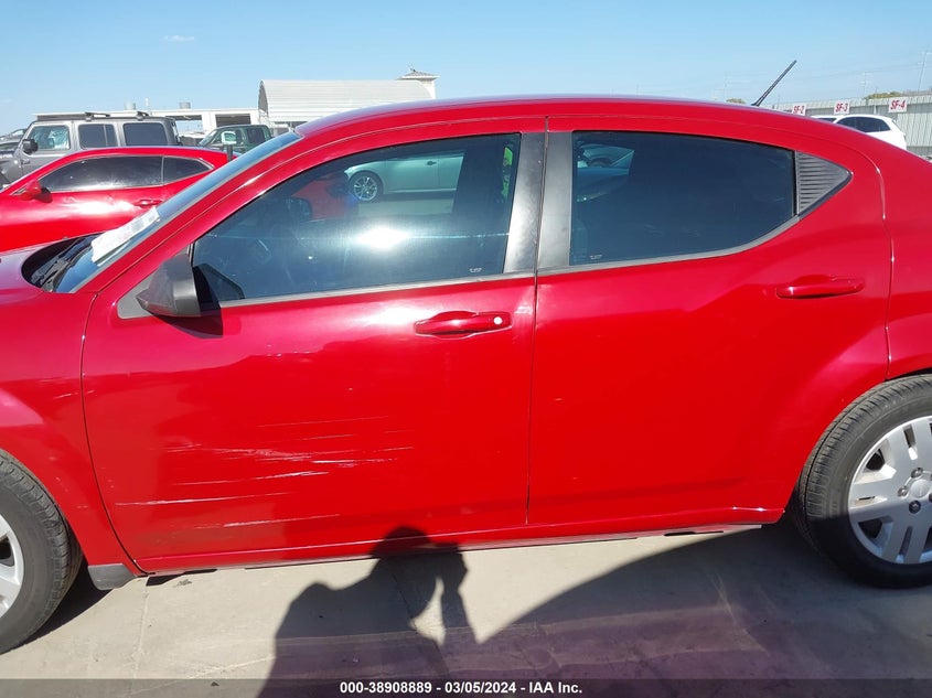2014 DODGE AVENGER SE - 1C3CDZAB6EN147962