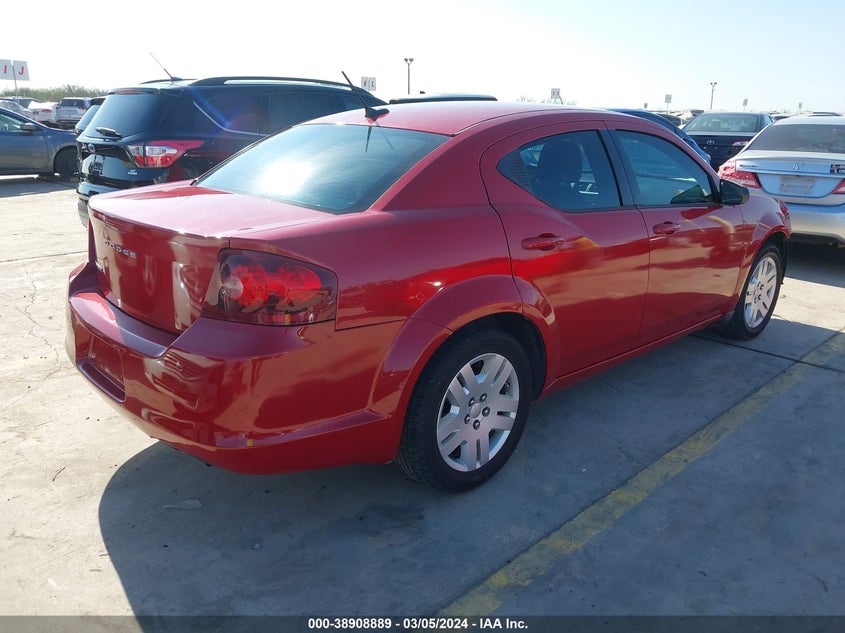 2014 DODGE AVENGER SE - 1C3CDZAB6EN147962