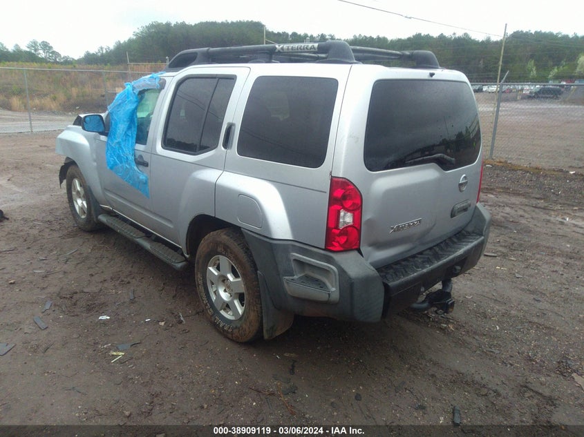 2007 Nissan Xterra S VIN: 5N1AN08U87C503955 Lot: 38909119
