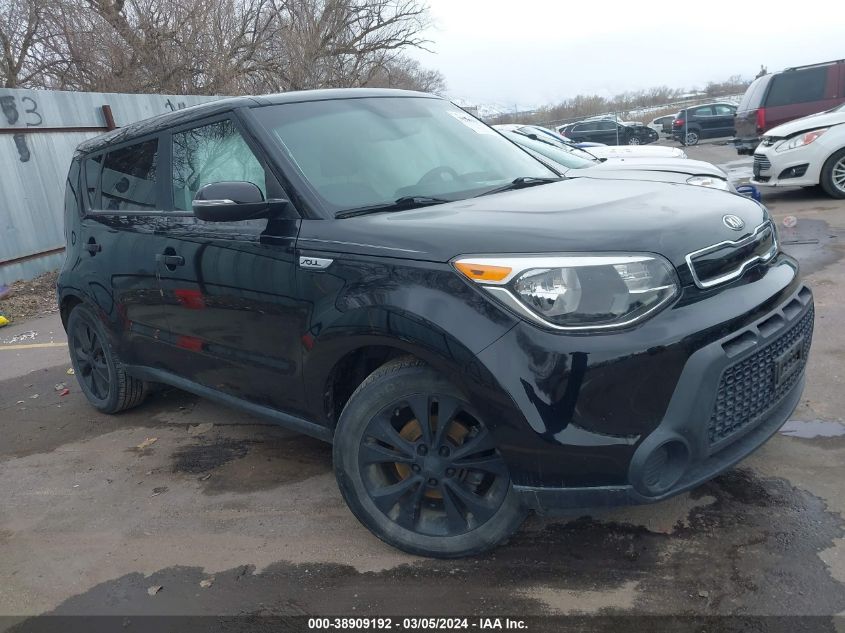 2014 Kia Soul + VIN: KNDJP3A57E7078639 Lot: 38909192