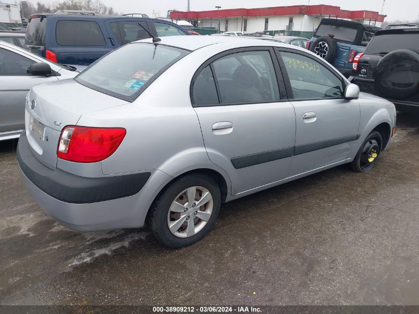 2008 Kia Rio Lx VIN: KNADE123686309817 Lot: 38909212