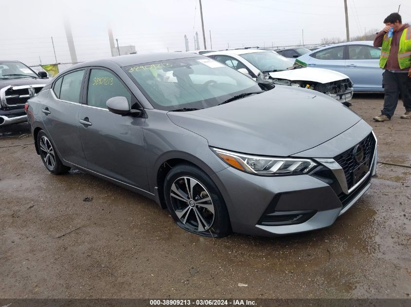 2020 Nissan Sentra Sv Xtronic Cvt VIN: 3N1AB8CV7LY238669 Lot: 38909213