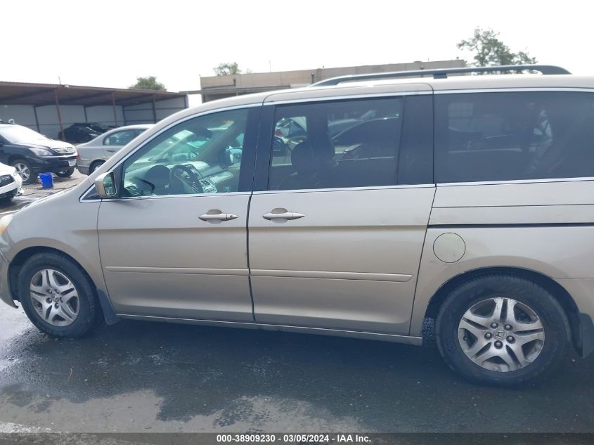 2005 Honda Odyssey Ex-L VIN: 5FNRL38725B065765 Lot: 38909230