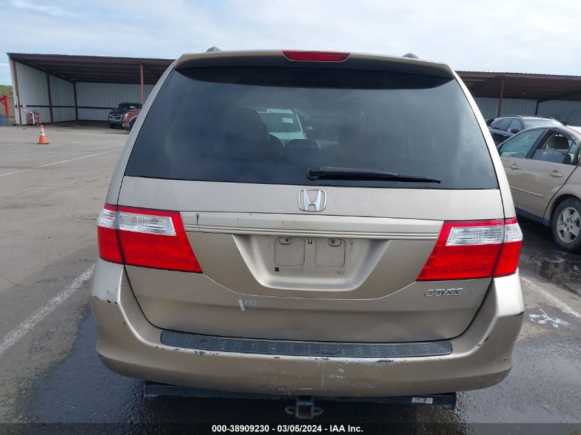 2005 Honda Odyssey Ex-L VIN: 5FNRL38725B065765 Lot: 38909230