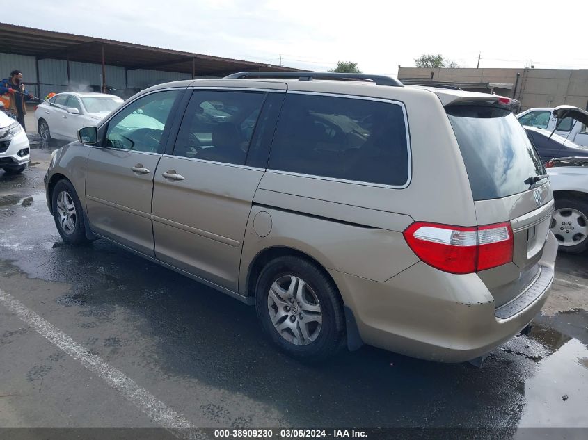 2005 Honda Odyssey Ex-L VIN: 5FNRL38725B065765 Lot: 38909230