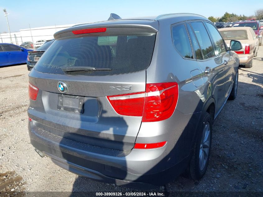 2015 BMW X3 xDrive28I VIN: 5UXWX9C52F0D54405 Lot: 38909326