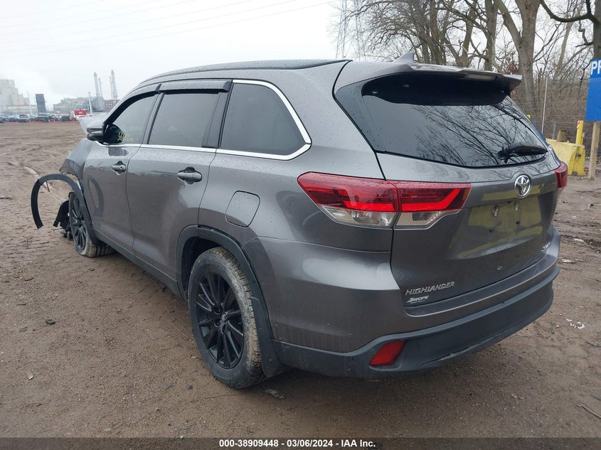 2019 TOYOTA HIGHLANDER VIN: 5TDJZRFH6KS623506