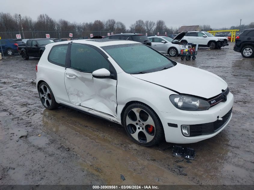 2013 Volkswagen Gti 2-Door VIN: WVWFD7AJ2DW029419 Lot: 38909561