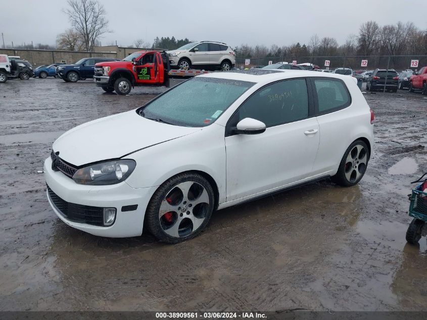 2013 Volkswagen Gti 2-Door VIN: WVWFD7AJ2DW029419 Lot: 38909561