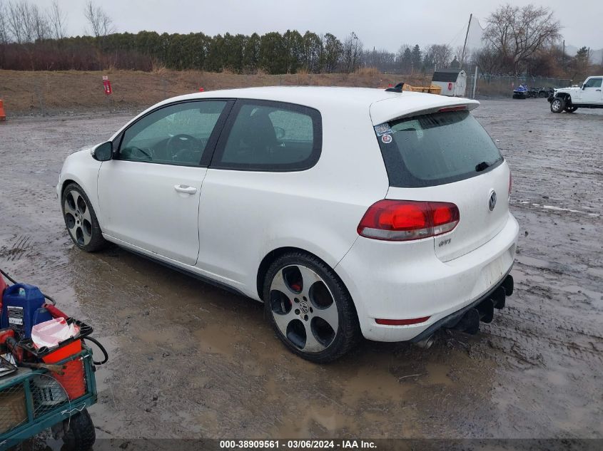 2013 Volkswagen Gti 2-Door VIN: WVWFD7AJ2DW029419 Lot: 38909561