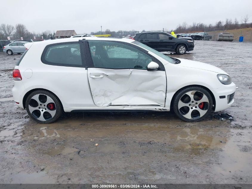 2013 Volkswagen Gti 2-Door VIN: WVWFD7AJ2DW029419 Lot: 38909561