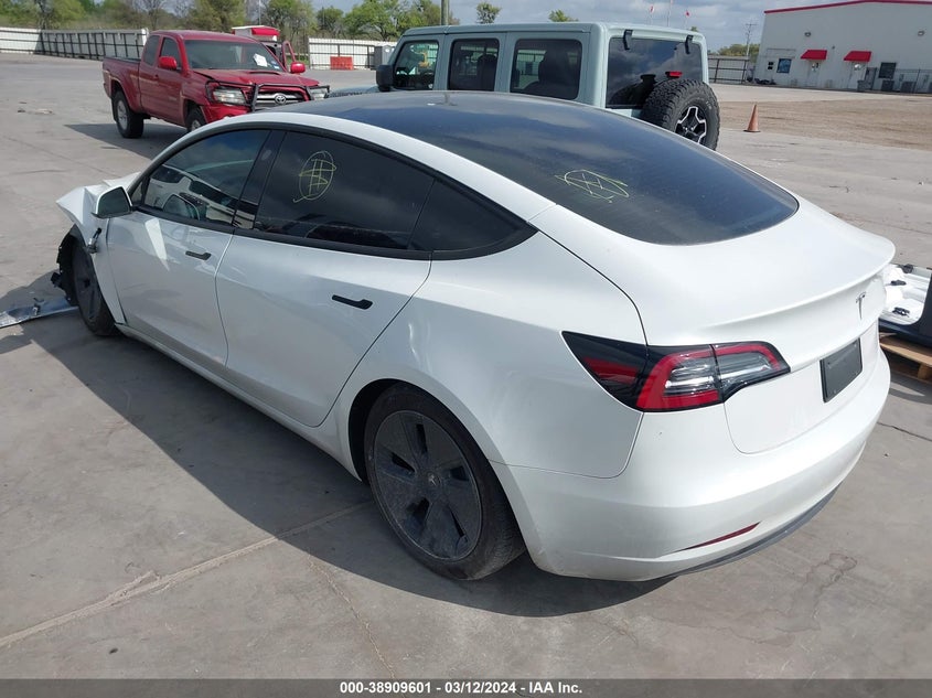 2023 TESLA MODEL 3 U   U(VIN: 5YJ3E1EA2PF582555
