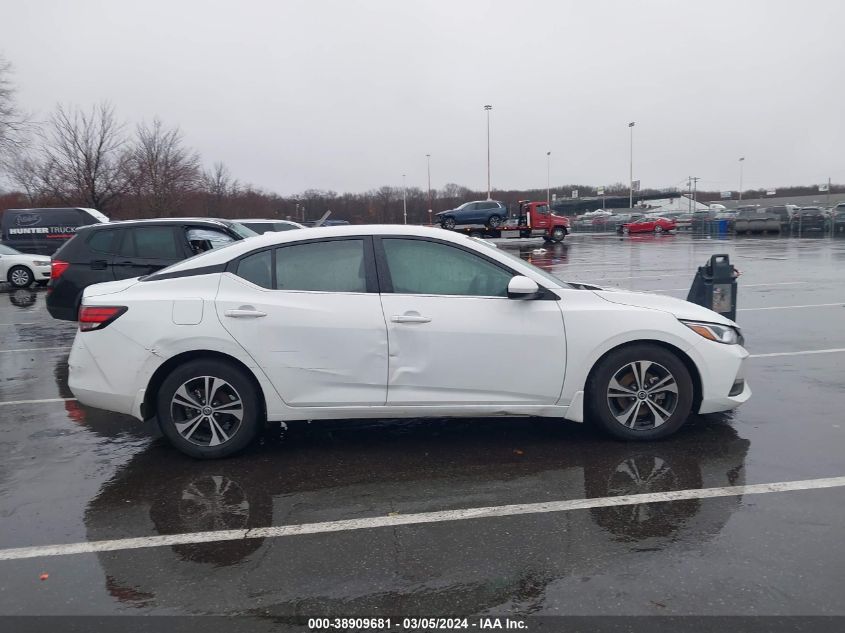 2022 Nissan Sentra Sv Xtronic Cvt VIN: 3N1AB8CV2NY292738 Lot: 38909681