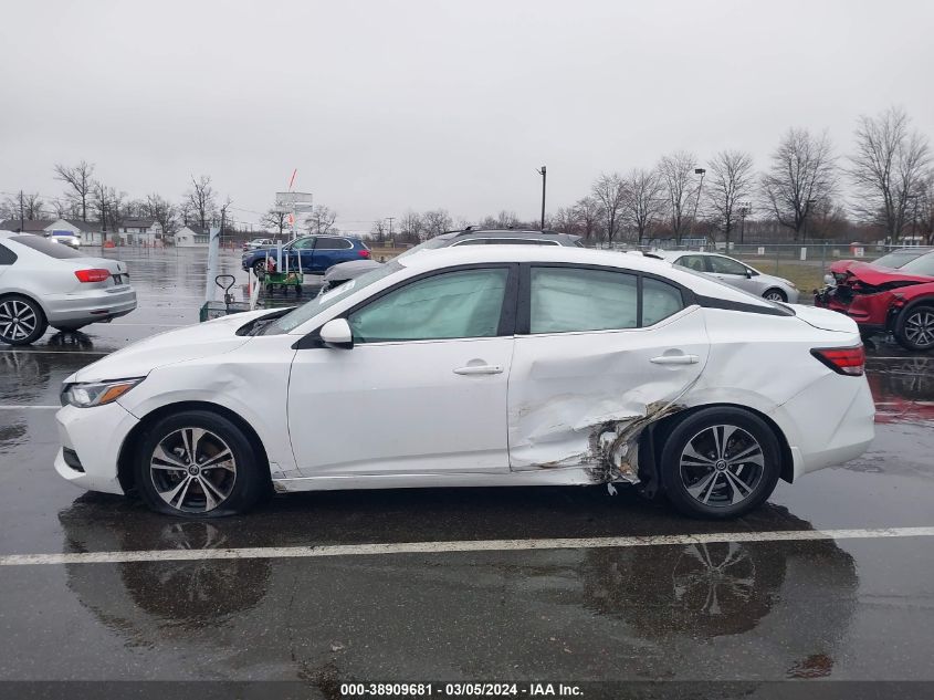 2022 Nissan Sentra Sv Xtronic Cvt VIN: 3N1AB8CV2NY292738 Lot: 38909681