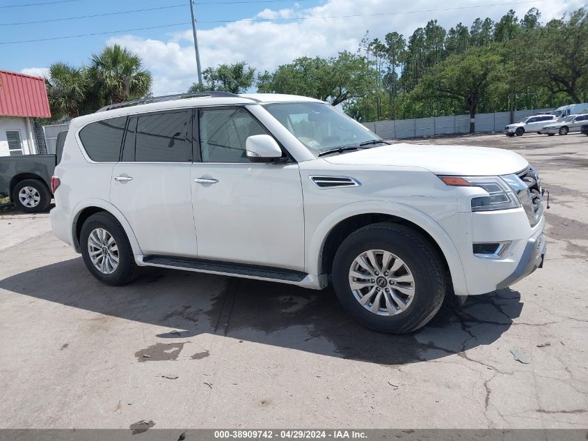 2023 Nissan Armada Sv 4Wd VIN: JN8AY2AD8P9691623 Lot: 38909742