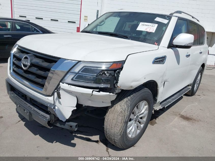 2023 Nissan Armada Sv 4Wd VIN: JN8AY2AD8P9691623 Lot: 38909742