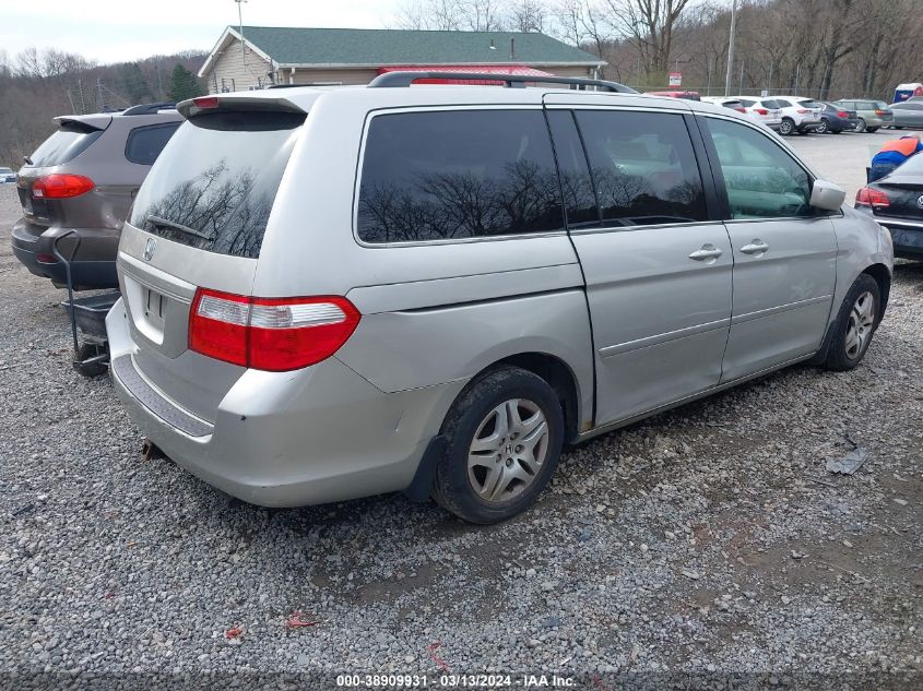 2006 Honda Odyssey Ex-L VIN: 5FNRL38706B450579 Lot: 38909931