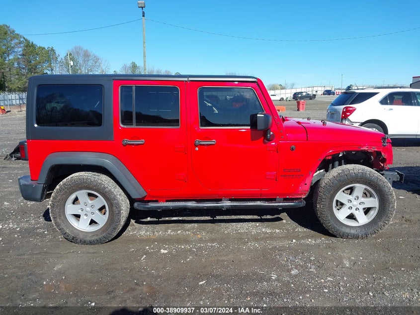 2016 JEEP WRANGLER UNLIMITED SPORT - 1C4BJWDG7GL200477