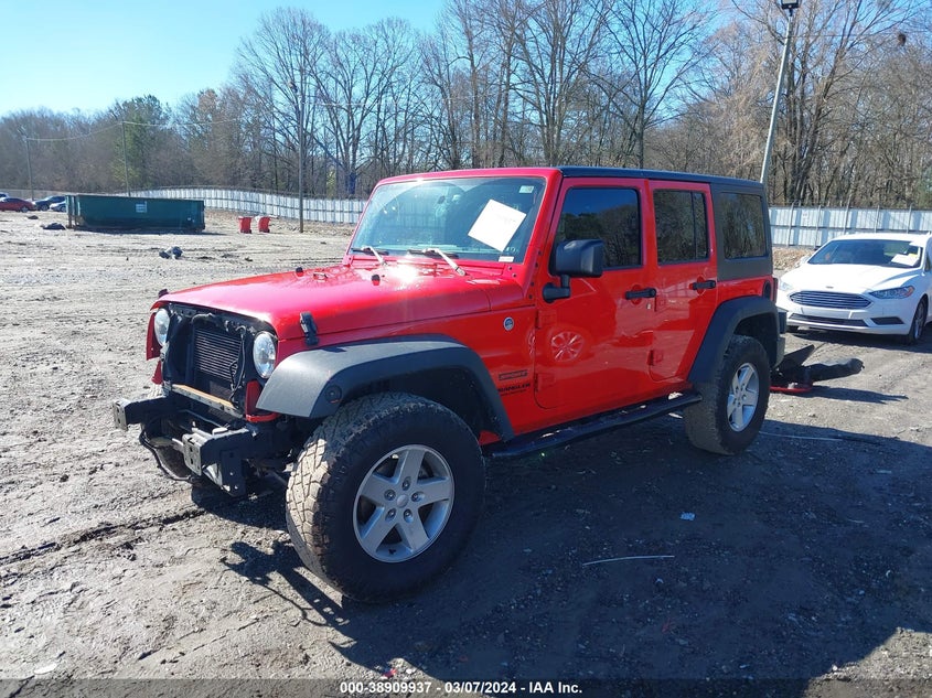 2016 JEEP WRANGLER UNLIMITED SPORT - 1C4BJWDG7GL200477