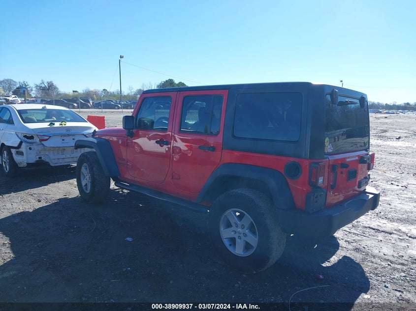 2016 JEEP WRANGLER UNLIMITED SPORT - 1C4BJWDG7GL200477