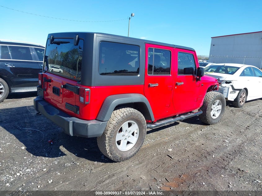 2016 JEEP WRANGLER UNLIMITED SPORT - 1C4BJWDG7GL200477