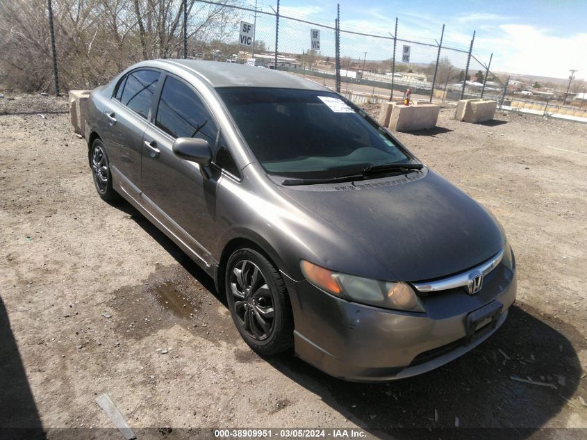 2007 Honda Civic Lx VIN: 2HGFA16577H300836 Lot: 38909951