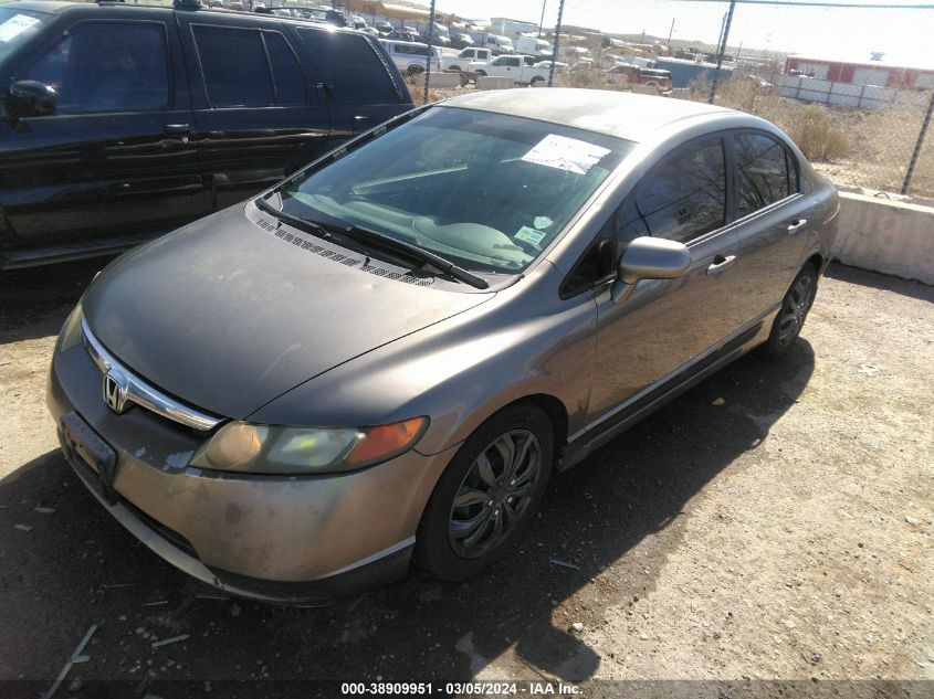 2007 Honda Civic Lx VIN: 2HGFA16577H300836 Lot: 38909951