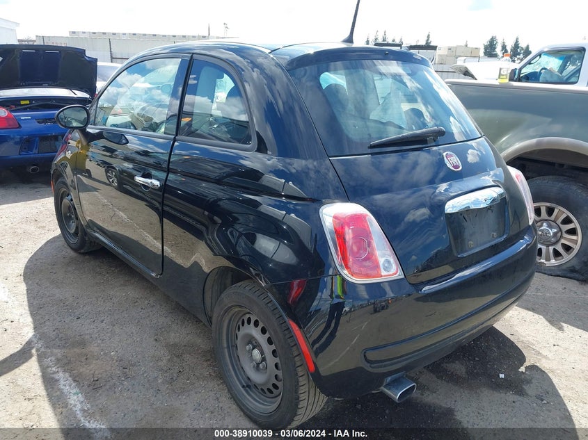 2015 Fiat 500 Pop VIN: 3C3CFFAR2FT753556 Lot: 38910039