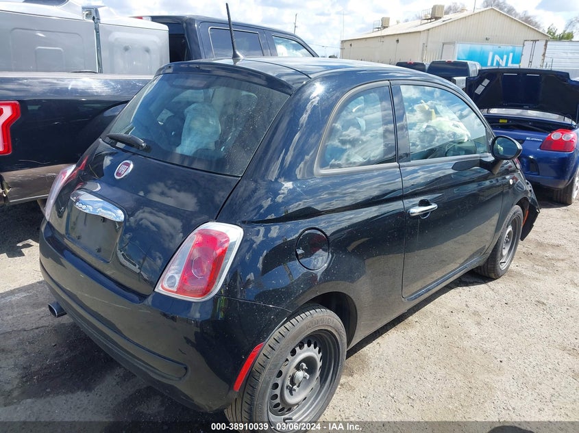 2015 Fiat 500 Pop VIN: 3C3CFFAR2FT753556 Lot: 38910039