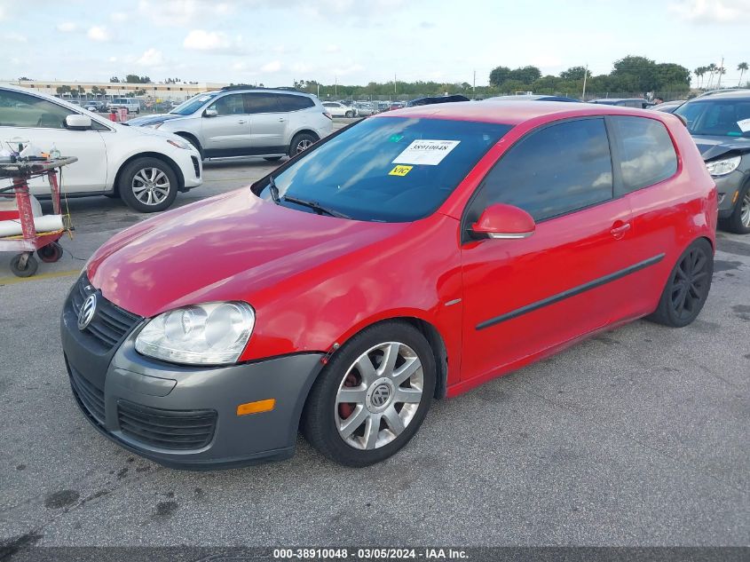 2008 Volkswagen Rabbit S VIN: WVWAA71K88W325742 Lot: 38910048