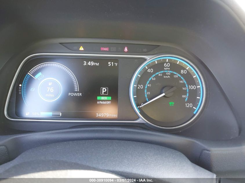 2018 NISSAN LEAF SV - 1N4AZ1CP8JC314347