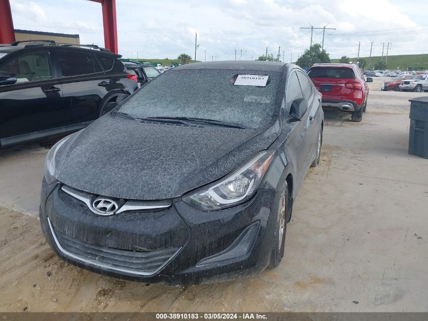 2015 Hyundai Elantra Se VIN: 5NPDH4AE1FH635963 Lot: 38910183