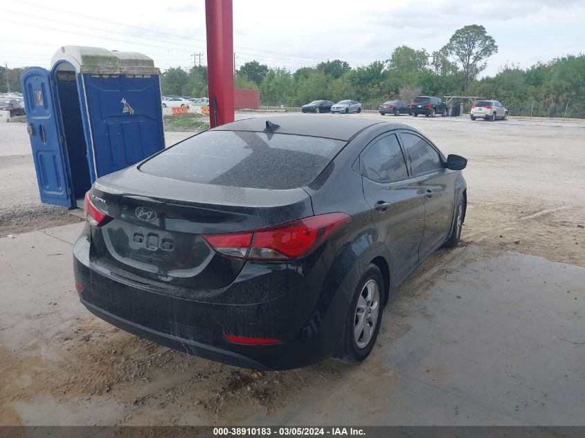 2015 Hyundai Elantra Se VIN: 5NPDH4AE1FH635963 Lot: 38910183