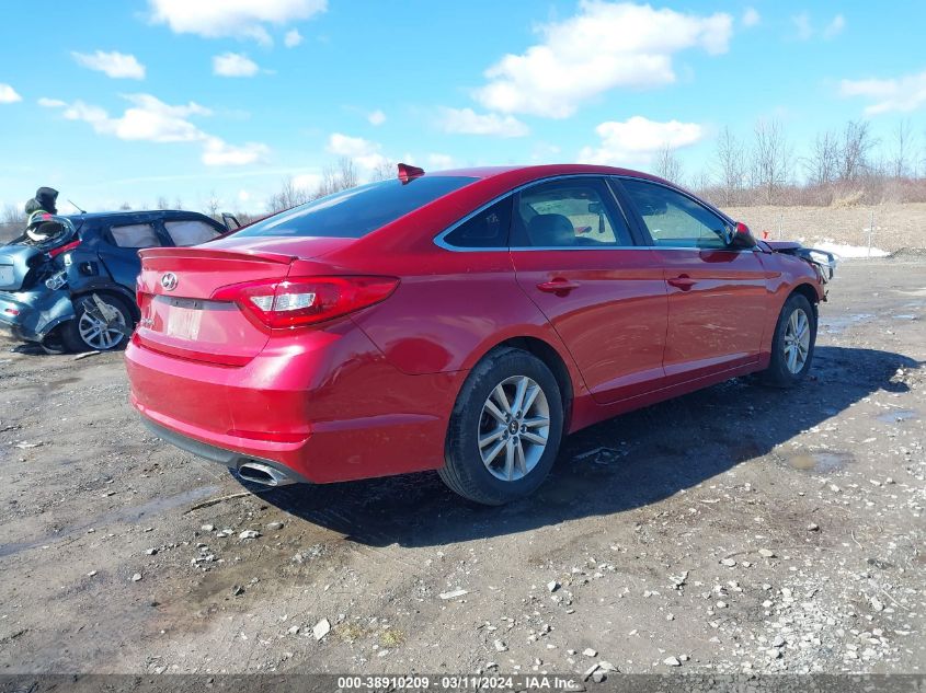 2017 Hyundai Sonata VIN: 5NPE24AF5HH516539 Lot: 38910209