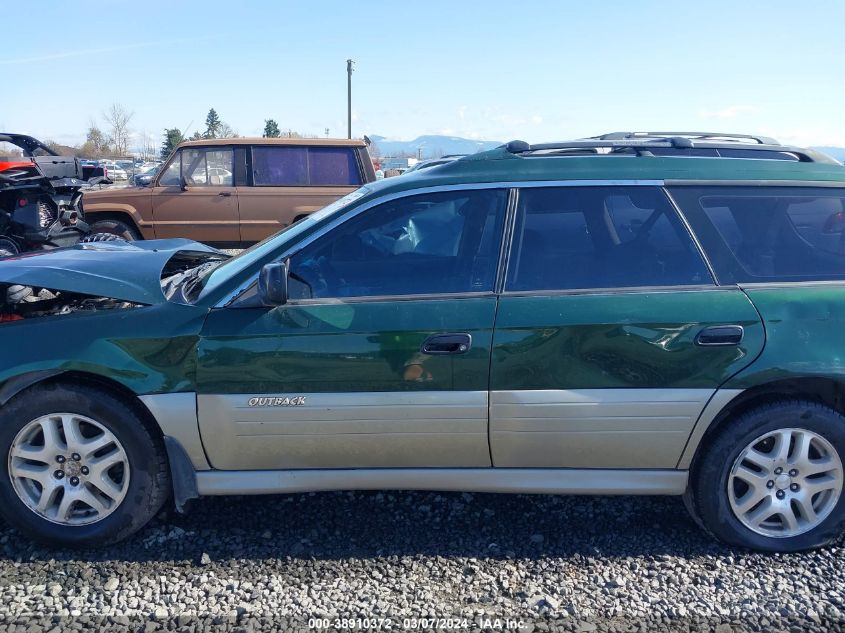 2002 Subaru Outback VIN: 4X49BH66572766469 Lot: 38910372