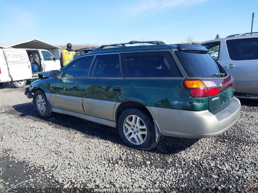 2002 Subaru Outback VIN: 4X49BH66572766469 Lot: 38910372