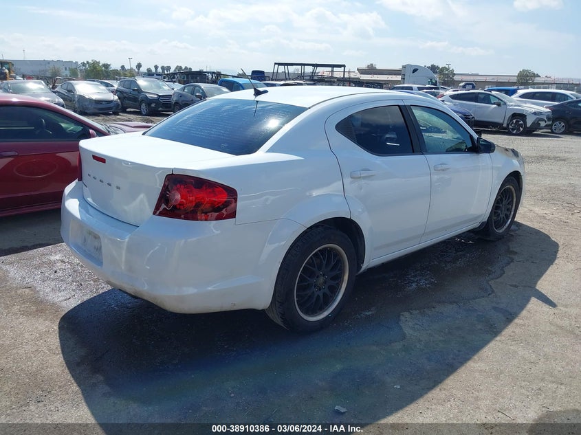 2013 DODGE AVENGER SE - 1C3CDZAB1DN563206