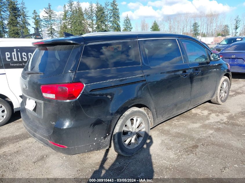 2016 Kia Sedona Lx VIN: KNDMB5C14G6095490 Lot: 38910443