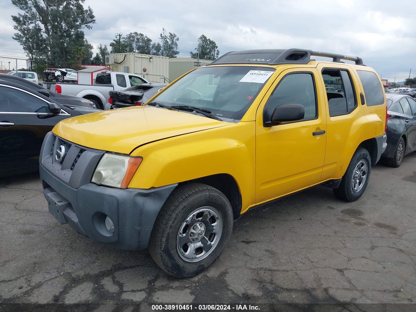 2007 Nissan Xterra X VIN: 5N1AN08U87C540438 Lot: 38910451