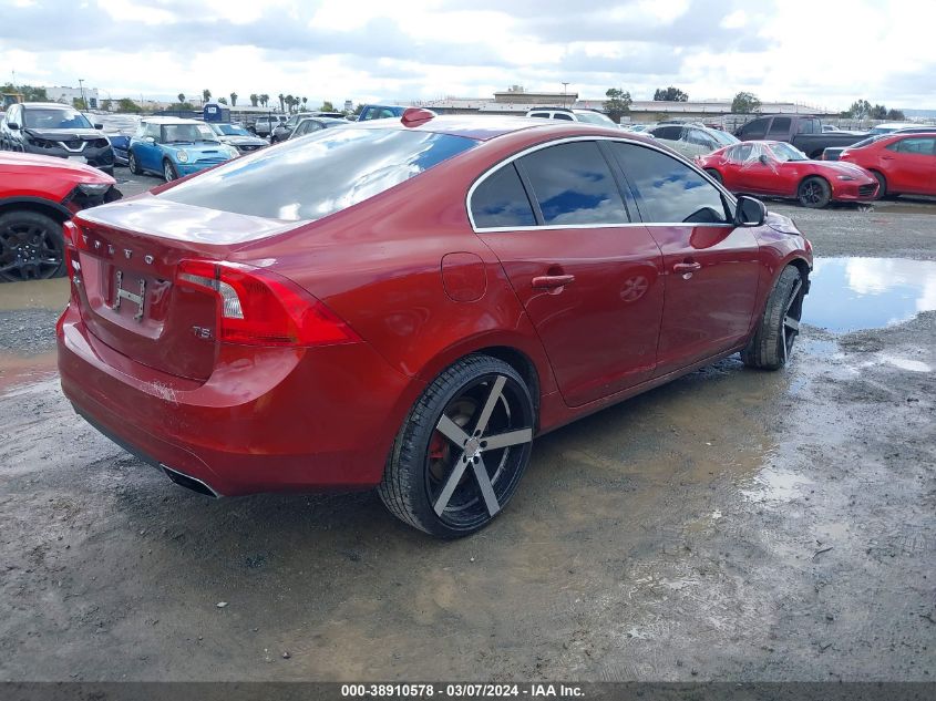 2014 Volvo S60 T5/T5 Platinum/T5 Premier/T5 Premier Plus VIN: YV1612FS9E2285413 Lot: 38910578