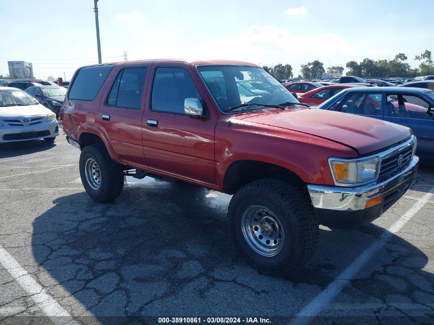 1992 Toyota 4Runner Vn29 Sr5 VIN: JT3VN29V5N0011587 Lot: 38910861