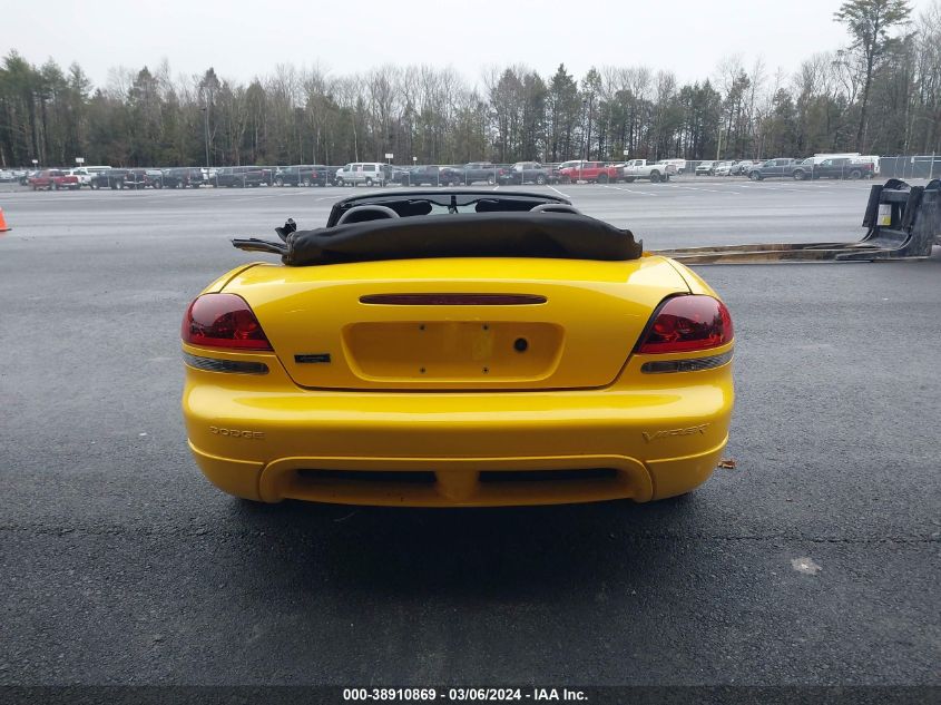 2005 Dodge Viper Srt10 VIN: 1B3JZ65Z55V501076 Lot: 38910869