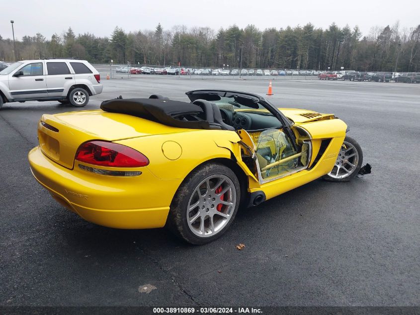 2005 Dodge Viper Srt10 VIN: 1B3JZ65Z55V501076 Lot: 38910869