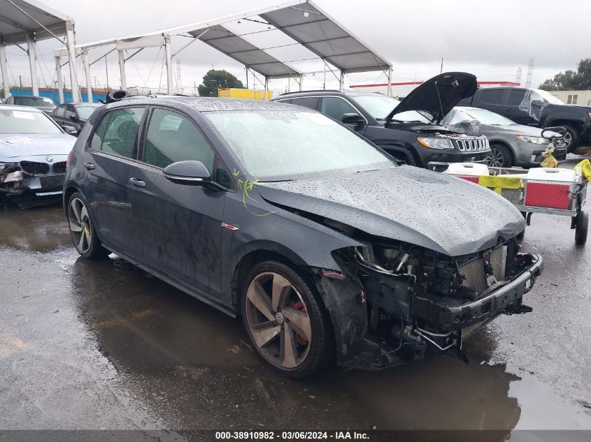 2018 VOLKSWAGEN GOLF GTI 2.0T AUTOBAHN/2.0T S/2.0T SE - 3VW547AU6JM280796