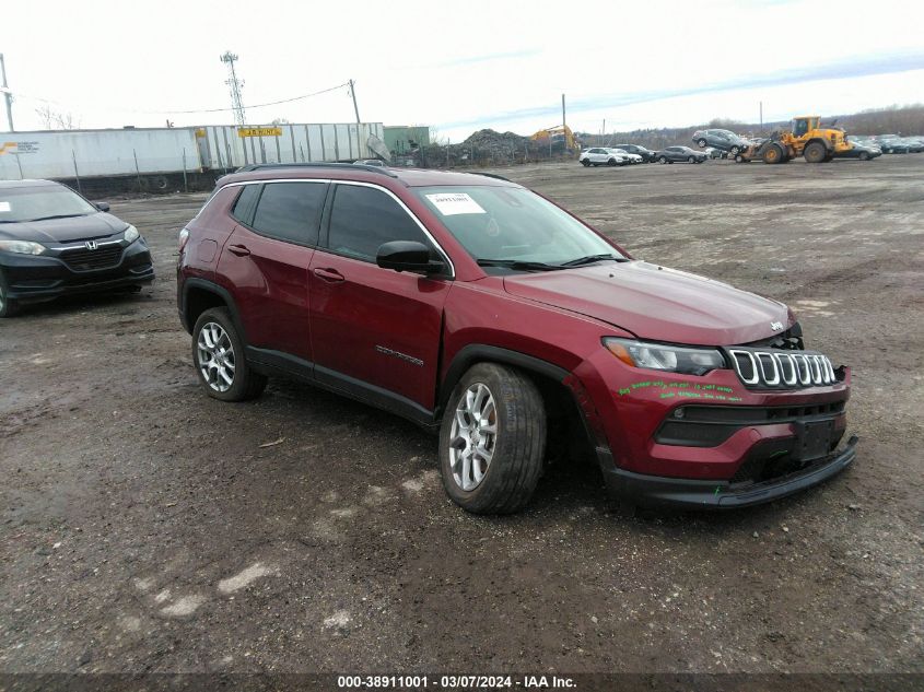 2022 JEEP COMPASS LATITUDE LUX 4X4 - 3C4NJDFB8NT112171