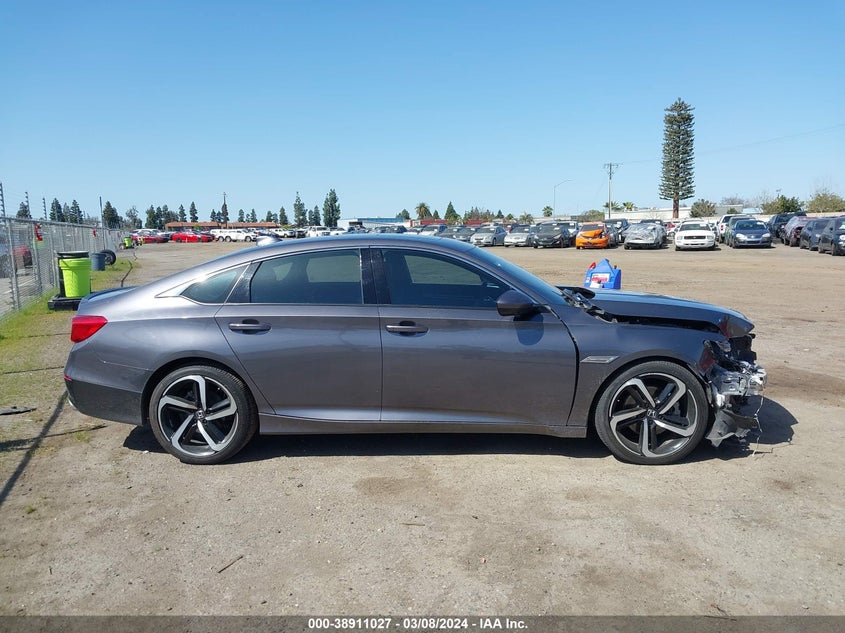 VIN 1HGCV2F38JA039069 2018 HONDA ACCORD SPORT